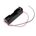 Single Cell Case | 18650 Lithium ion Battery Holder / Container With Wires. 