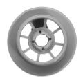 4 x Dishwasher Lower Basket Rail Wheels for Bosch Neff & Siemens Grey 165314. 