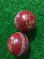 Pack of 2 Cricket Hard Balls Leather and Cork Match Ball. 