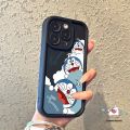 Funny Doraemon Cartoon Angel Eye Case For Redmi 10C A1 9T 12 9A 10A 9C A2 9 12C Note9 11 8 10s 12 10 Pro Max Mi 11 12 Lite Poco X5 M3 C55 Cute Happy Cloud Doraemon Couple Soft Cover. 
