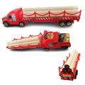Street Transporter Wood loader Truck -  Friction truck toy for kids. 