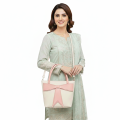 TYMO Velora Ribbon Tote bag for Women – Premium PU Leather Structured Handbag. 