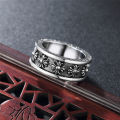 rings for girls R0852-HK02 Couple Ring Fashion Korean Version Men's Retro Super Cool Titanium Steel Ring Trend Women's Ring. 