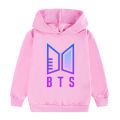 New Style BTS Printed Kids Hoodie Unisex Loose Cotton Tops Boys Girls Korean Fashion Long Sleeve Sweatshirt. 