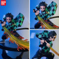 Hot Demon Slayer Anime Figure Tanjirou Agatsuma Zenitsu Kyoujurou Anime Model Action Figure PVC collection Toy for Kids Gift. 