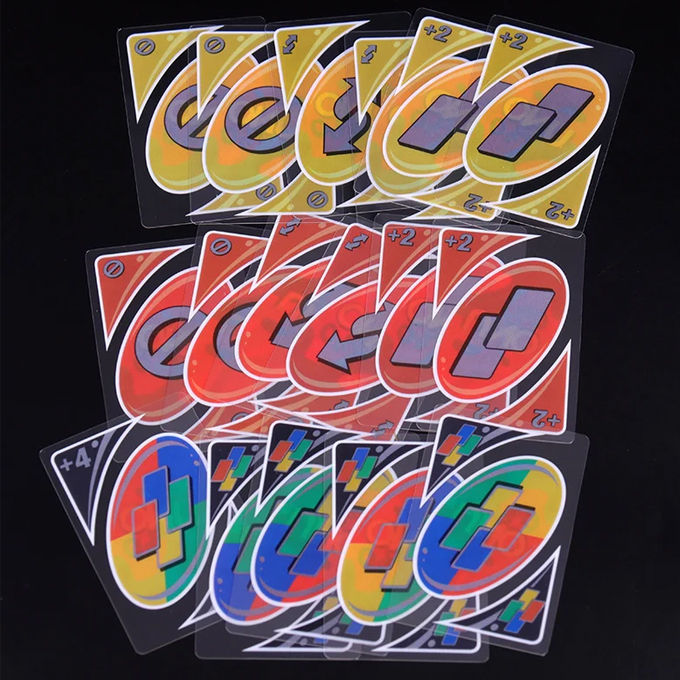 UNO Card Game Family Game -Original Imported Water Proof Transparent ...