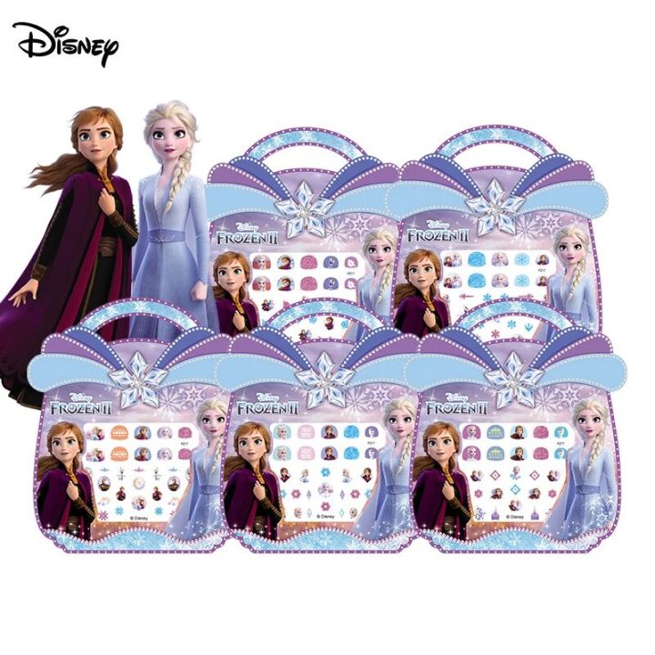 Disney Nail Art Sticker Elsa Frozen Nail Decals Manicure Design Cartoon Brand Disney Nail Stickers Decor Designer for Children