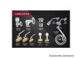 Fort 7 pieces Complete Bath Set Shower Set Wall Mounted 7 in 1 Complete Bathroom Fitting Sanitary Fittings 100% Brass Chrome Finish. 