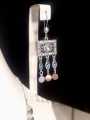 Silver Long Mala Set with Dangling Coins – Ethnic Traditional Jewelry. 