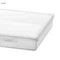 Picture Storage Box with Lid Clear Dustproof Wear Resistance Craft Keeper Photo Box for Stamps 410ml. 
