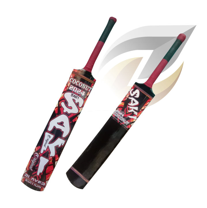 New Saki Edition Cricket Bat with New Stickers/Saki Cricket Bat/Wooden Handle/long bat/2025 Edition