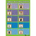 Muslim Scientist Educational Poster Educational  School Office Decoration. 