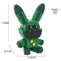 New Smiling Critters Figure Building Blocks Toys Smiling Cat Rabbit Dog Bear Blocks Cartoon Periphery Toys Kids Xmas Gifts. 