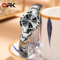 OPK Watch for Women  Waterproof Fashion Korean Style Diamond Dial Luminous Calendar Stainless Steel Ladies Relo 8105. 