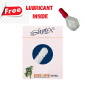 Simplex Spike High Quality Dotted Condom (Free Lubricant). 