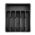 Certiou Space-saving Cutlery Tray Expandable Kitchen Drawer Organizer Tray for Cutlery Utensil Storage Adjustable Divider for Spatulas Tools Plastic Flatware Holder for Homes Cutlery Storage Tray. 