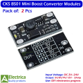 2Pcs CKS BS01 Mini DC-DC Selectable Output Voltage Boost Converter Module 5V/8V/9V/12V Step-Up Power Module by Electrica. 