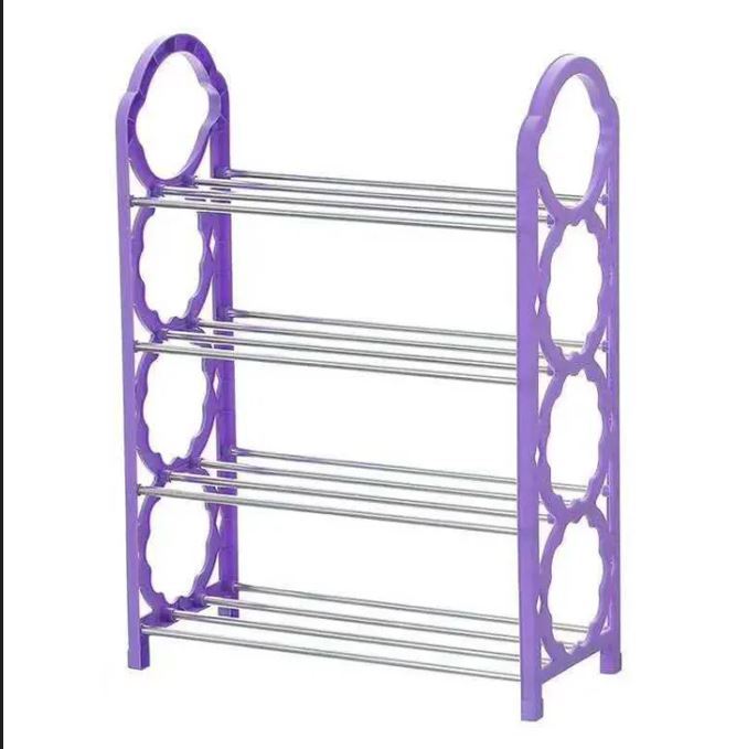 floor standing shoe rack 4 layer and five layer for home , store and office