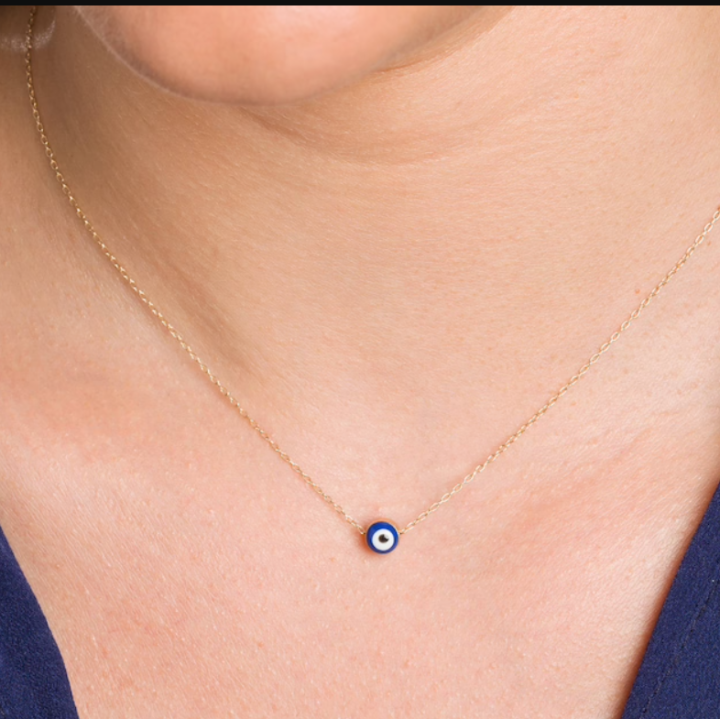 Evil%20Eye%20Locket%20For%20Girls%20and%20Women%20-Gold%20and%20Silver%20Chain-%20artificial%20bead%20-%20Image%205