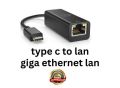 USB C to Gigabit Ethernet Adapter, USB 3.1 to RJ45 LAN Network Adapter,  USB Type C to Ethernet. 