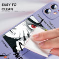 Hontinga for Samsung Galaxy Note 10 Plus Case Side Design Phone Cover Anime Uzumaki Naruto Cover Square Edge Pattern Liquid Silicone Trend Case. 