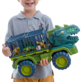 Big Dinosaur Car Truck Telur Dinosaur Set Jurassic Toys With 10 Extra Cars. 
