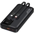 Royal R207 20000Mah power bank 22.5w Fast charging Qc4.0 Pd3.0 Quick Charge power bank built-in cables. 