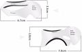Stencils For Perfect Cat Eyeliner And Smoky Eyes - 2 Pcs. 