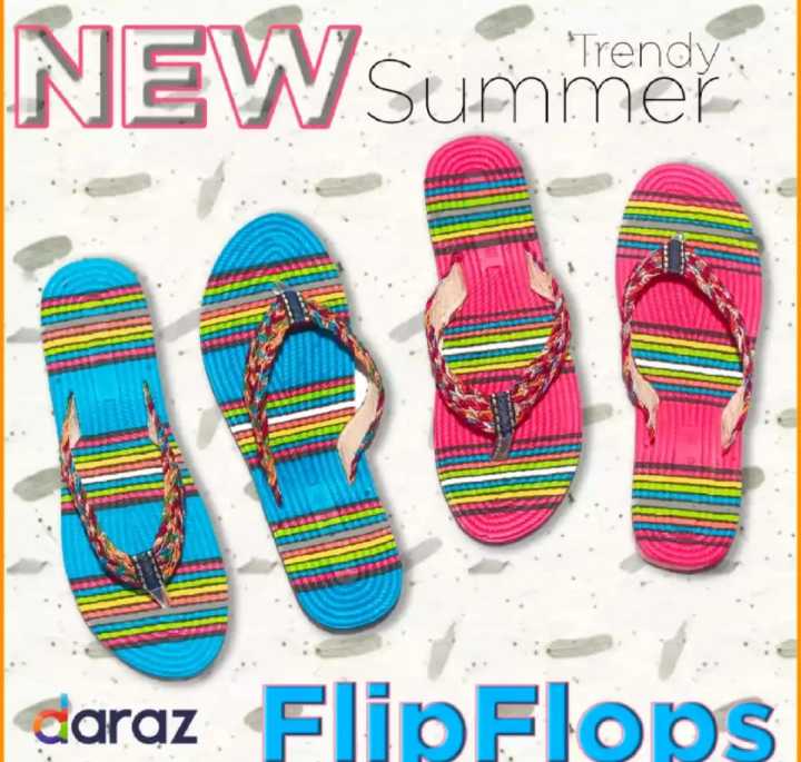 Azeem Shoes WOMEN SUMMER FLIPFLOPs Trendy Summer Ladies slides