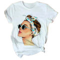 Pop Art Sketch Aesthetic Cotton Half Sleeves O Neck T Shirt For Women/T-Shirt For Girls. 