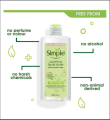 Simple UK Soothing Facial Toner 200ml. 