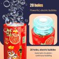 Portable Musical & Lighting Fireworks Bubble Machine For Kids. 