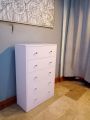 Sleek Wooden Five Drawer Sideboard - Classic Wooden Chester Design with Spacious Drawer Cabinet for Stylish Storage. 