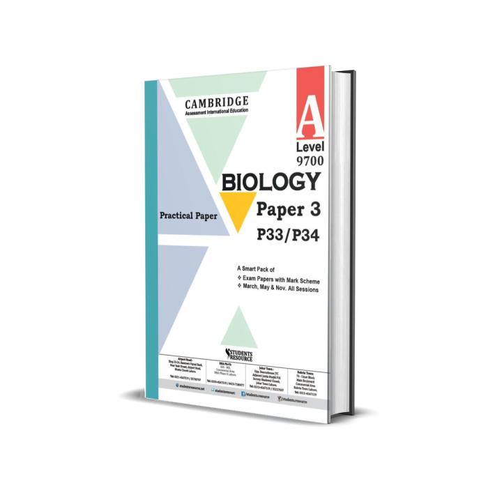A Level BIOLOGY 9700 PAPER (3) 2017-2022