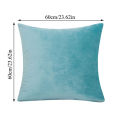 Velvet Cushion Cover Pillowcase Solid Color Pillow Case Decor Sofa Throw Pillows Room Pillow Cover Decorative Wholesale 60x60. 