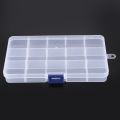 Electronic Components 15 Slots detachable plastic cases boxes. 