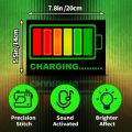 LED Sound Activated T-Shirt – Charging Design | Interactive Glow-in-the-Dark Tee. 