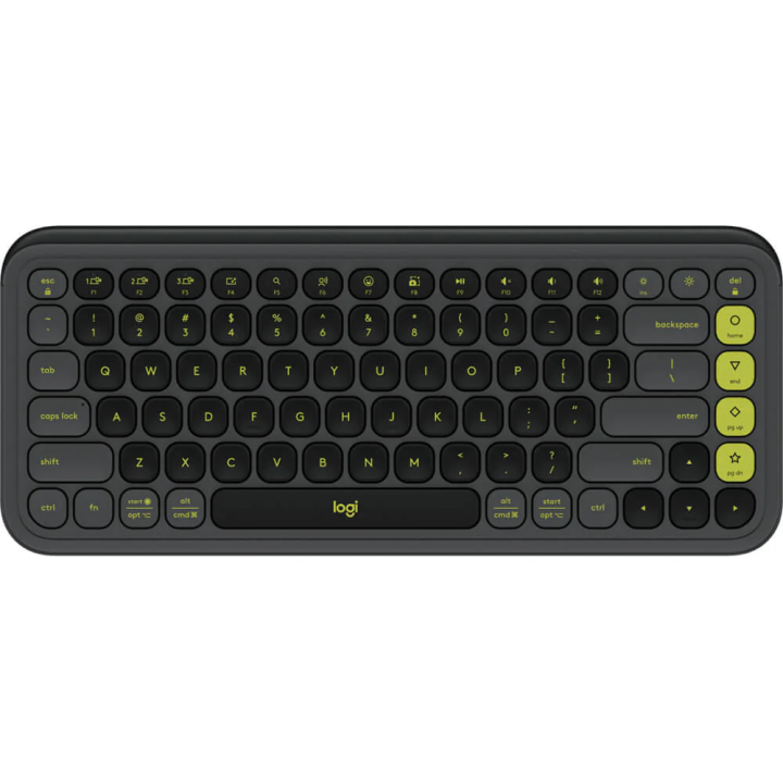 Logitech POP Icon Keys Bluetooth Keyboard - Graphite & Green
