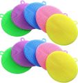 Silicone Dish Sponges Non Stick Dishwashing Brush, Double Sides Used, Dish Towel Scrubber for Kitchen. 