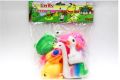 Water Aminal Set Toy 6 PCs packed in OPP Bag Made of Rubber LerRs Toys Zimuya Brand. 