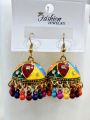 Jhumka Earrings for Girls & Women – Traditional Elegant Pearl Drop Style. 