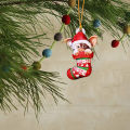 Gremlins Gizmo Fairy Light Santa Hat Hanging Christmas Figurine Ornament Decor Christmas Tree Decoration-Angelia. 