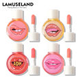 LAMUSELAND 4 Colors Mini Fruity Lip Balm Waterproof Long-Lasting Color-Changing Lip Gloss 5Ml#LK42L. 