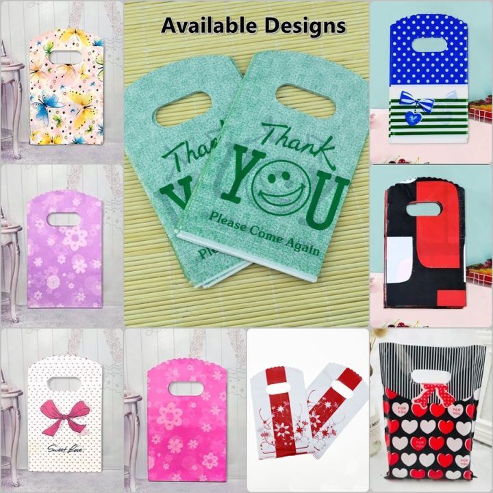 9x15 cm 50pcs Different Pattern Plastic Bags Wedding Plastic Pouch For Gift Packing