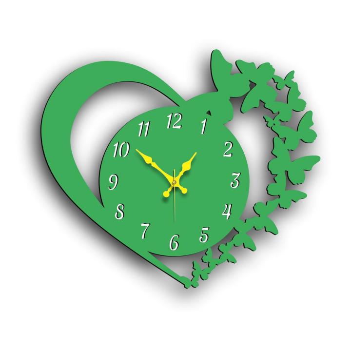 Heart Shape High Quality Wall Clock Buy Online