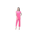 2 Piece Silk Full-Length Comfortable Night Suit For Women. 