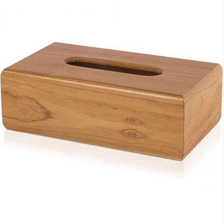 BWS Rectangular Wooden Tissue Box Cover ! !