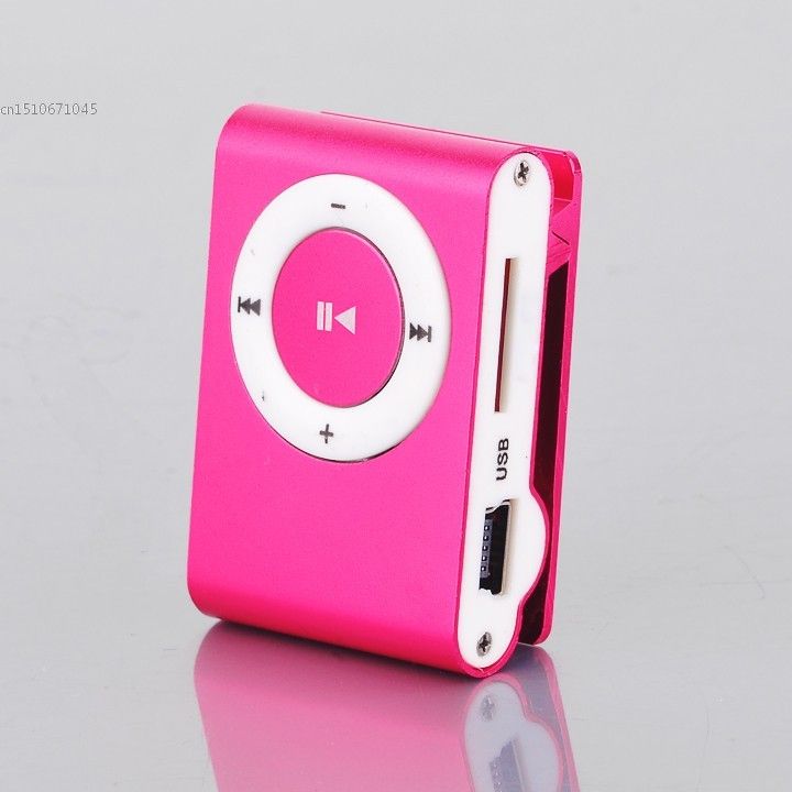 Mini MP3 Player / MP4 Player / Portable Music Player / Shuffle, Memory Card Supported upto 8GB & Rechargeable with Free Hands Free and Charging Cable