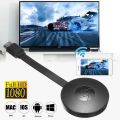 HDMI Wireless WiFi Dongle TV Streaming Device Chrome Cast Full HD 1080P Digital Media Stream Video HDTV Mira Cast Full HD 1080P Android TV Stick Black. 