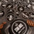 Spices label sticker (uncut) 2" size- 20/40/60/80/100 sticker pack- thin & strongly bond- black color- best and classic look. 